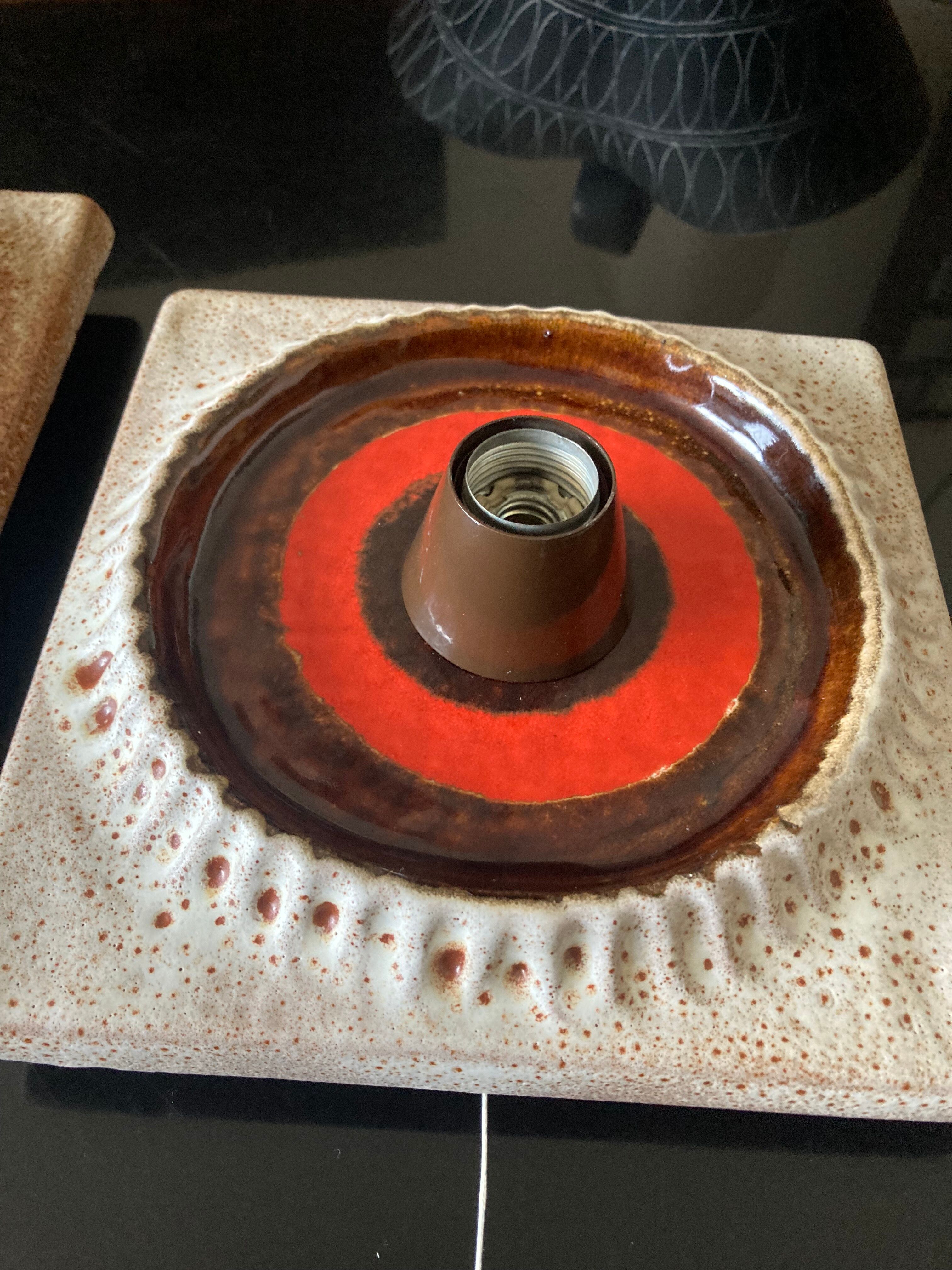 Vintage Fat Lava wall lamps