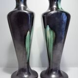 Pair of Airain ceramic vases from Thulin