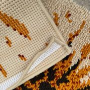 Tapis style Rya scandinave années 70