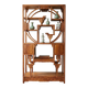 Collectible decorative Chinese library in exotic wood.