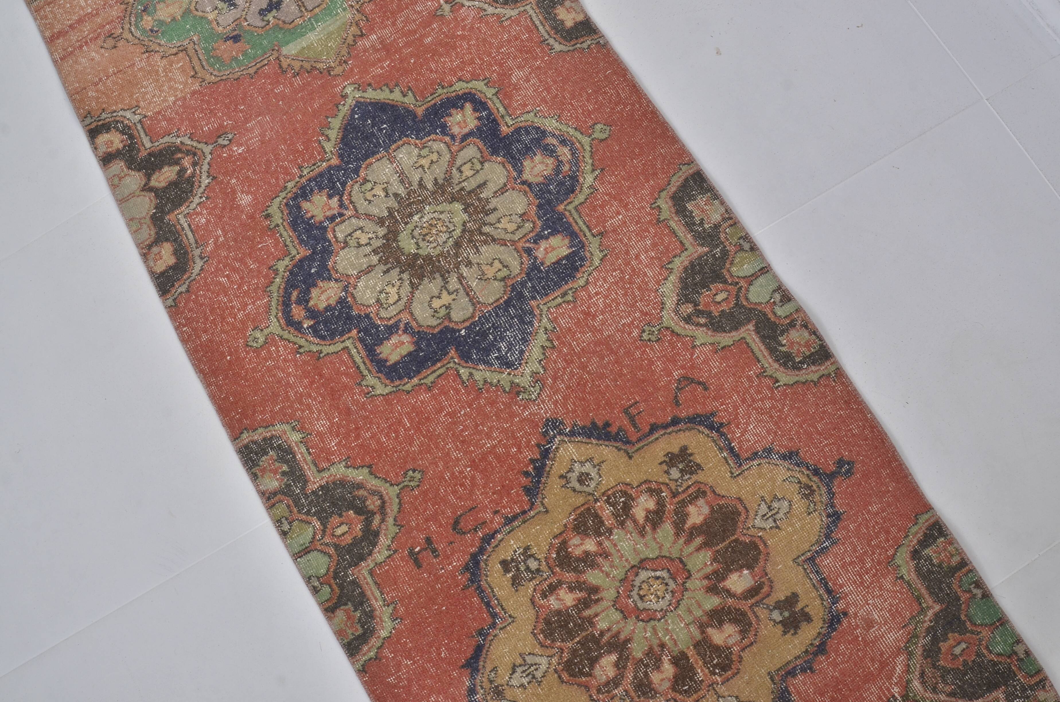Turkish Vintage Hallway Antique Runner sku 2278