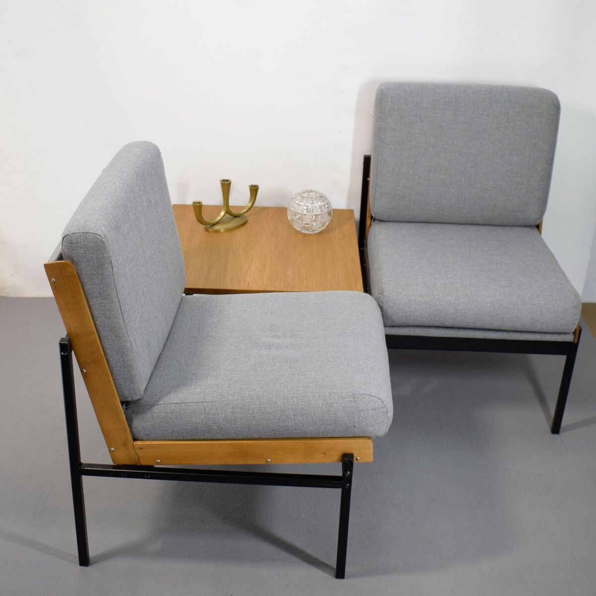 Set of removable lounge chairs, 1960s