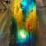 Pair of raak glass appliques, Willem Van Oyen, Chartres model