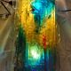 Pair of raak glass appliques, Willem Van Oyen, Chartres model