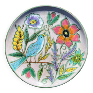 Plat vintage en céramique