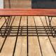 50s slatted bench by Robin Day for Hille