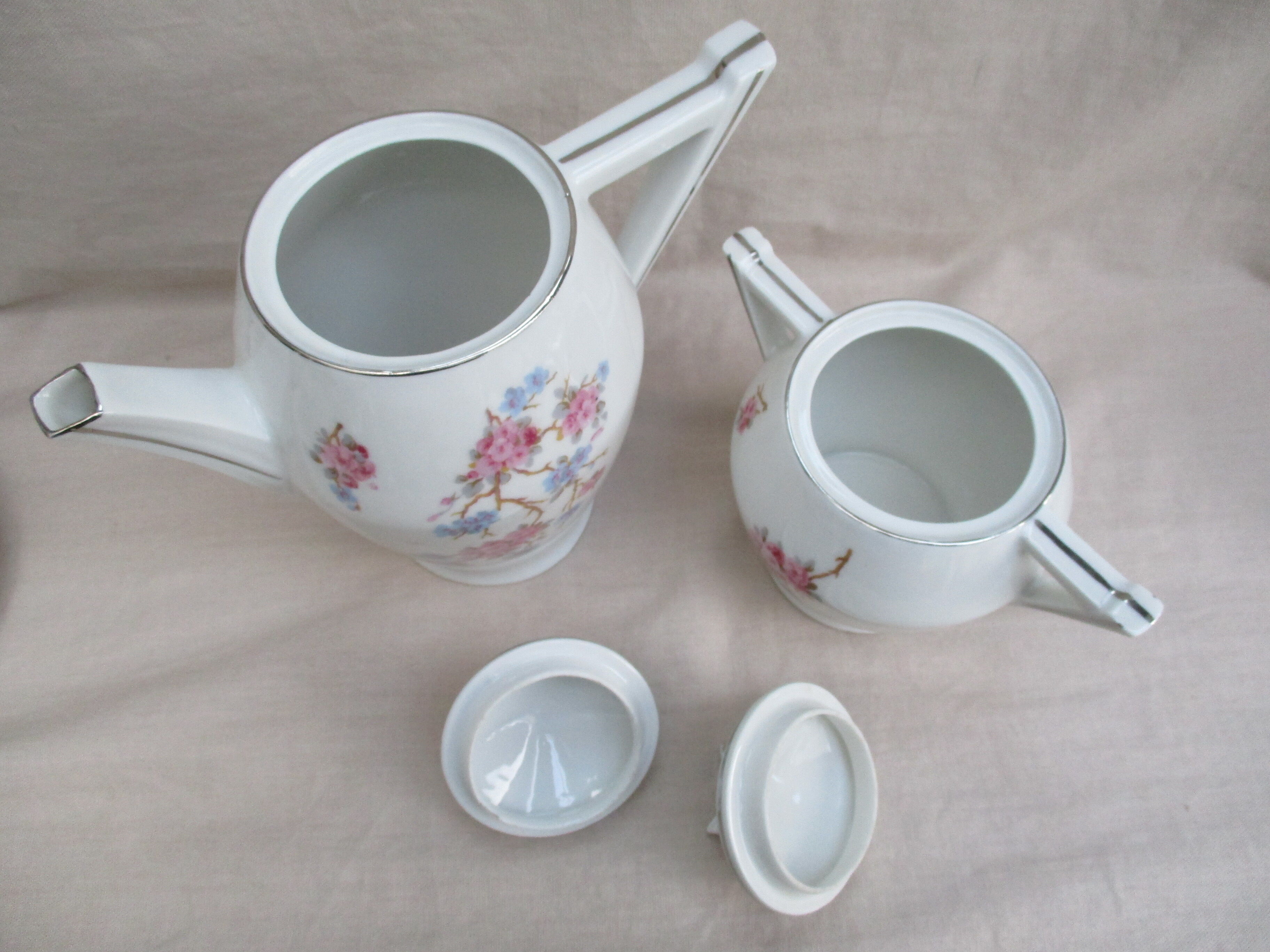 RCF Art Deco porcelain coffee service
