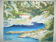 Oil on canvas by Patrice Skrabal Calanque de Morgiou
