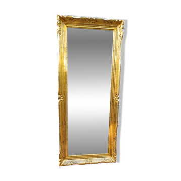 NARROW GOLDEN MIRROR IN LOUIS XV STYLE
