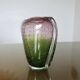 Murano vase in blown glass, bubbled, 50s-60s