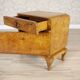 Early 20th Century Nightstands Veneered with Karelian Birch, 1950s, Set of 2