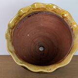 Glazed earthenware planter