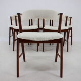 6 chairs in sheepskin fabric upholstery denmark