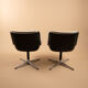 Pair of chairs by Charles Pollock, knoll 60