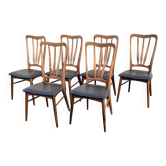 6 Danish chairs in rosewood "Ingrid" – Niels Koefoed