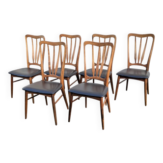 6 Danish chairs in rosewood "Ingrid" – Niels Koefoed