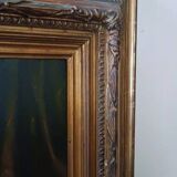 Oil painting on canvas portrait mid-19th century - German school