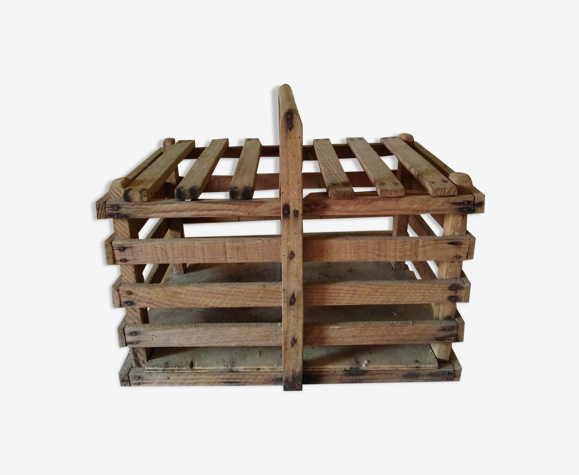 Panier à poules en bois