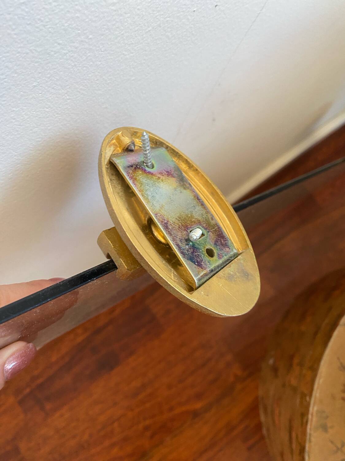 Miroir de salle de bain étagère et lampes
