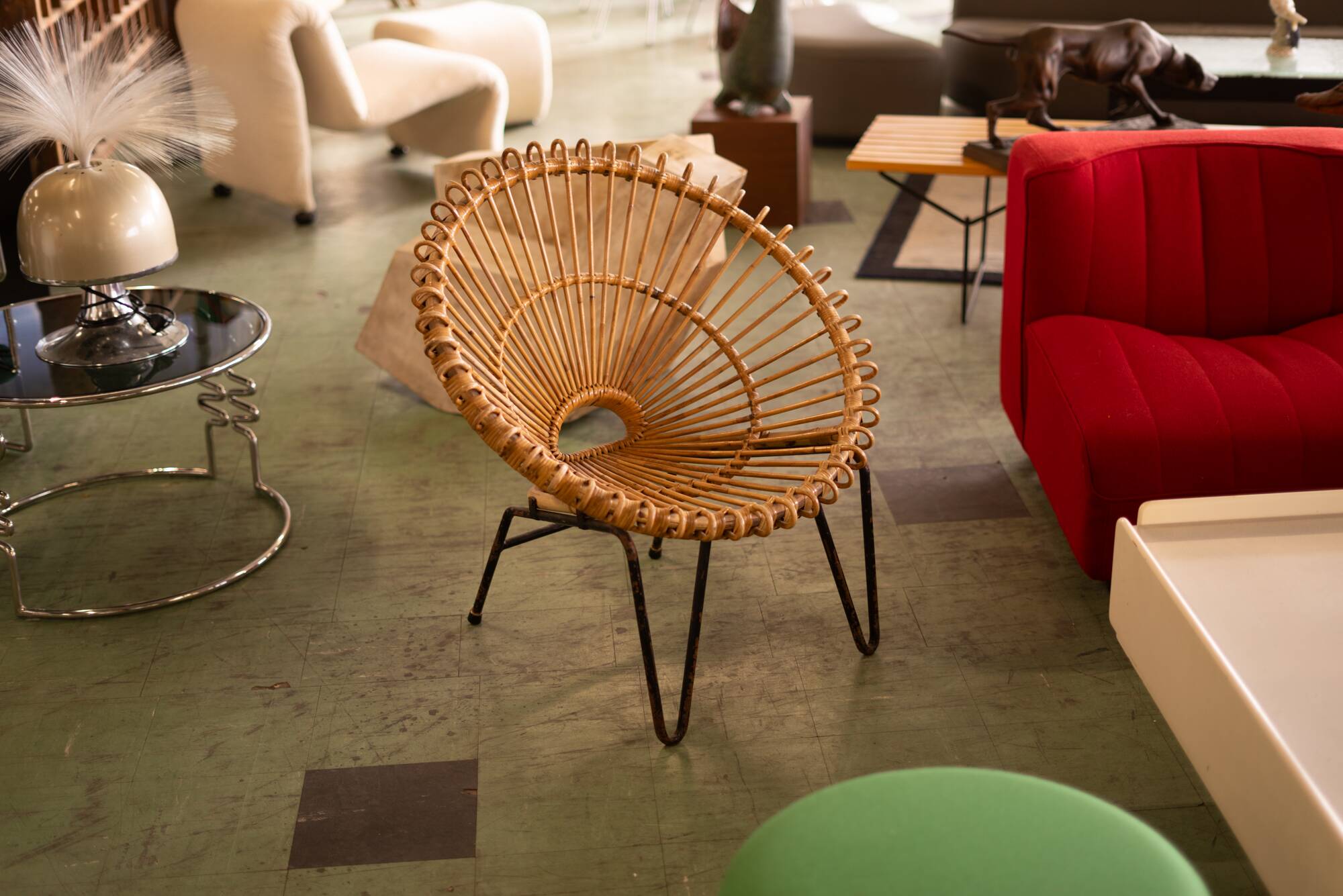 Rattan armchair sun Janine Abraham