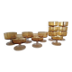 Amber Luminarc glasses/cups