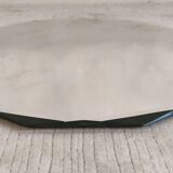 Élégant miroir ancien biseauté à 12 pans – style Art Déco vintage