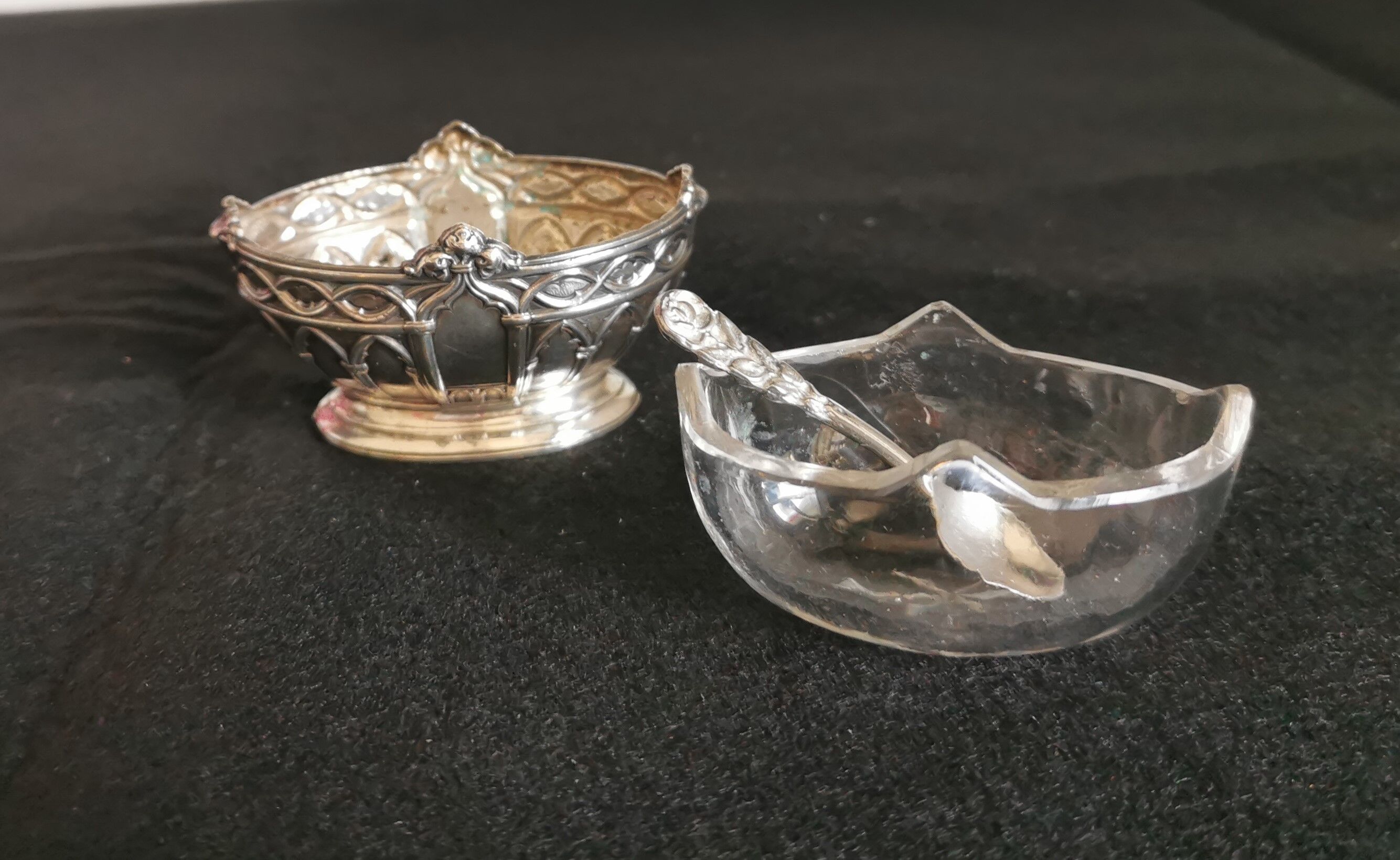 Salière et cuillère style empire