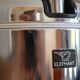 chrome metal ice bucket or elephant ice cubes made in Japan vintage 1970