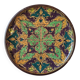 Large artisanal plate from Fès – 38 cm – Painted Moroccan ceramic