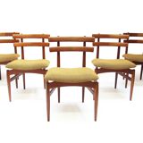 Five 1960s Danish Model 30 Dining Chairs by Poul Hundevad