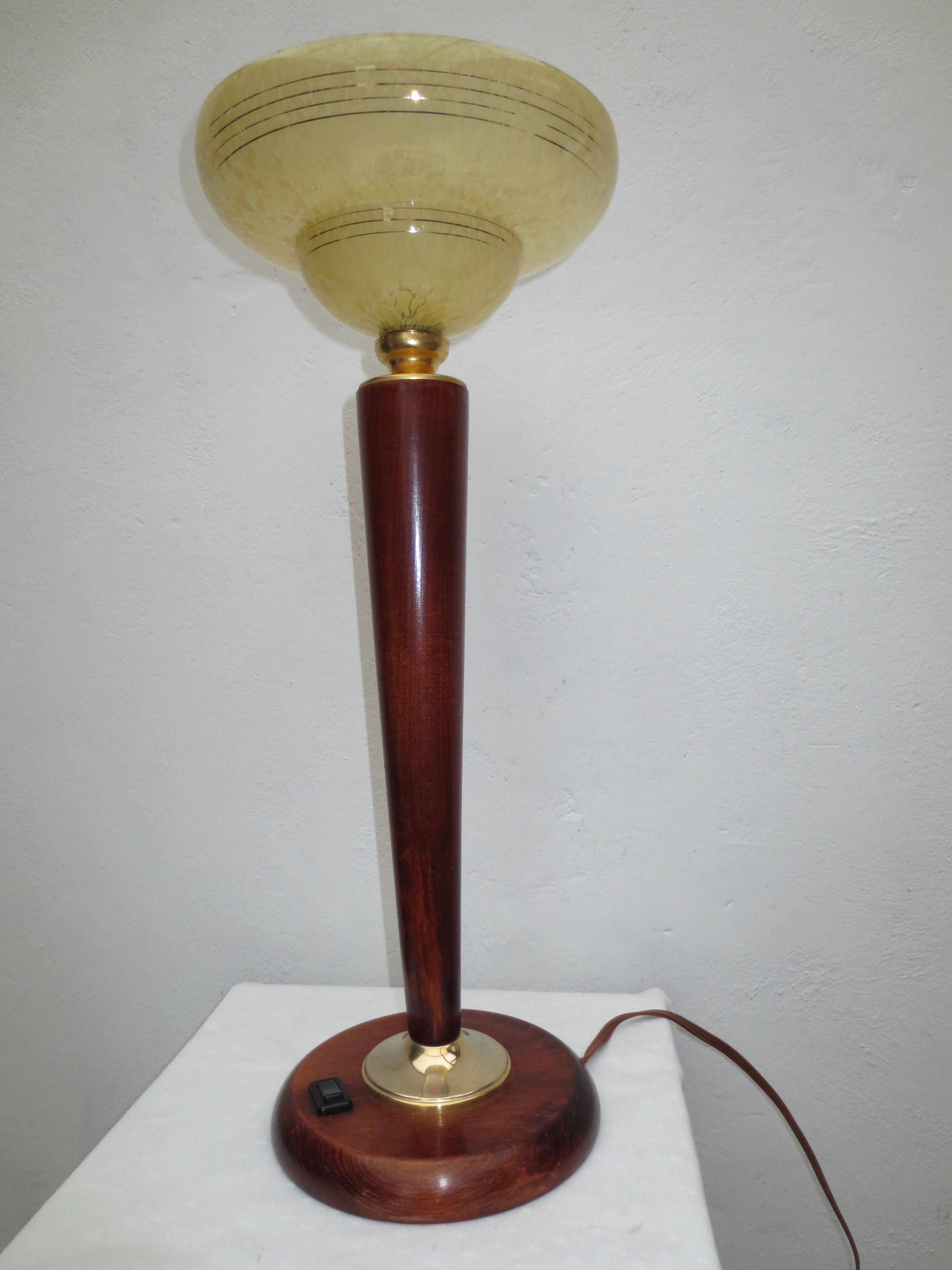 old art deco table lamp