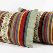 Set of 2 vintage kilim cushion covers 20x51 cm