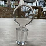 Engraved crystal decanter