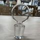 Engraved crystal decanter