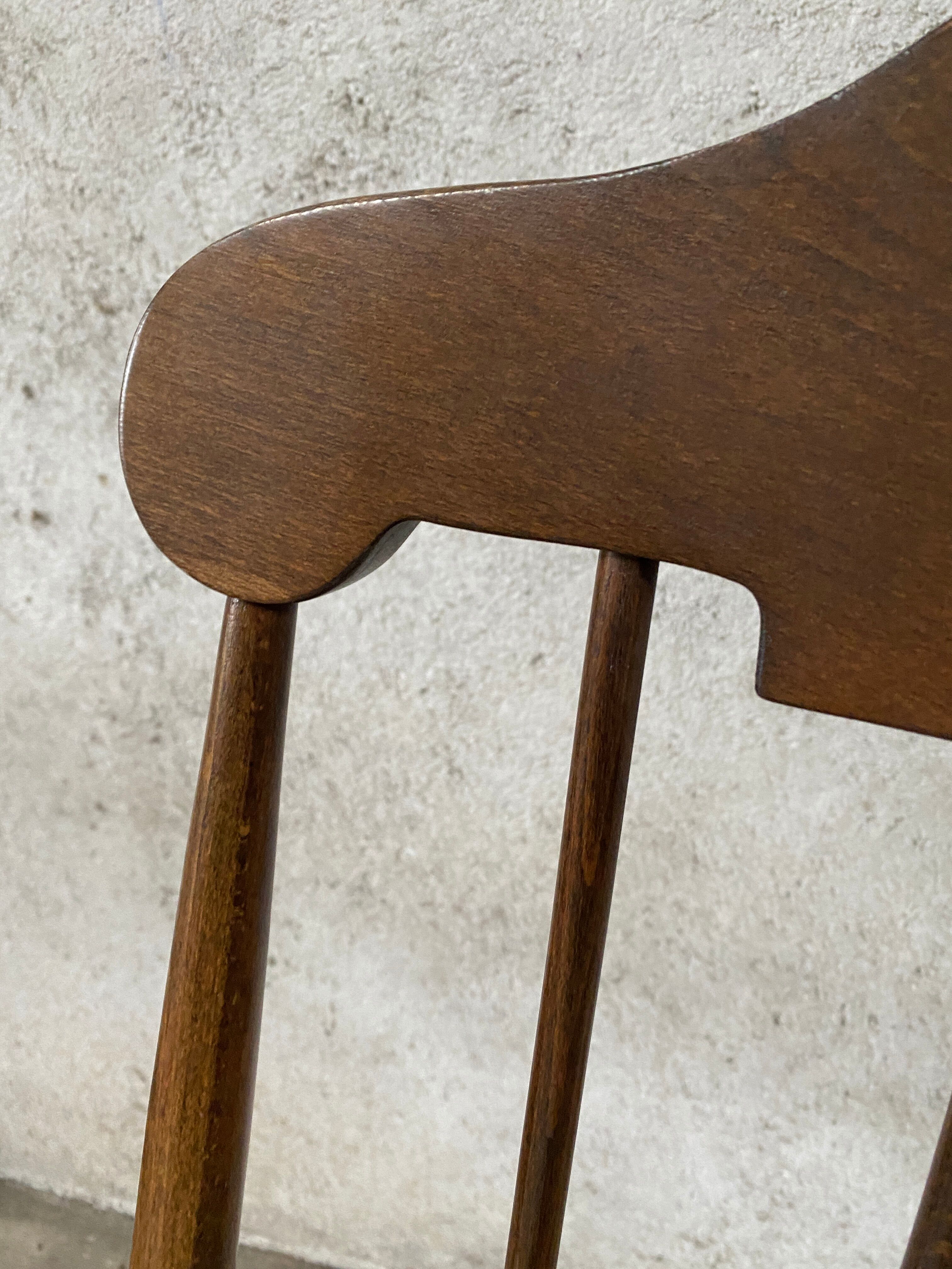 Old rocking-chair of the 50s