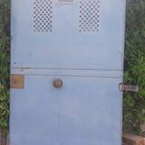 Antique H205xL103 curved iron gate door with mailbox