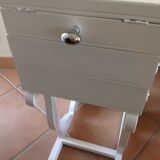 Worker painted wooden art deco form