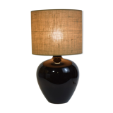 Black ceramic lamp