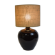 Black ceramic lamp