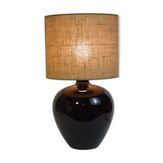 Black ceramic lamp