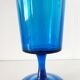 Blue pedestal vase - Italy Empoli 1960