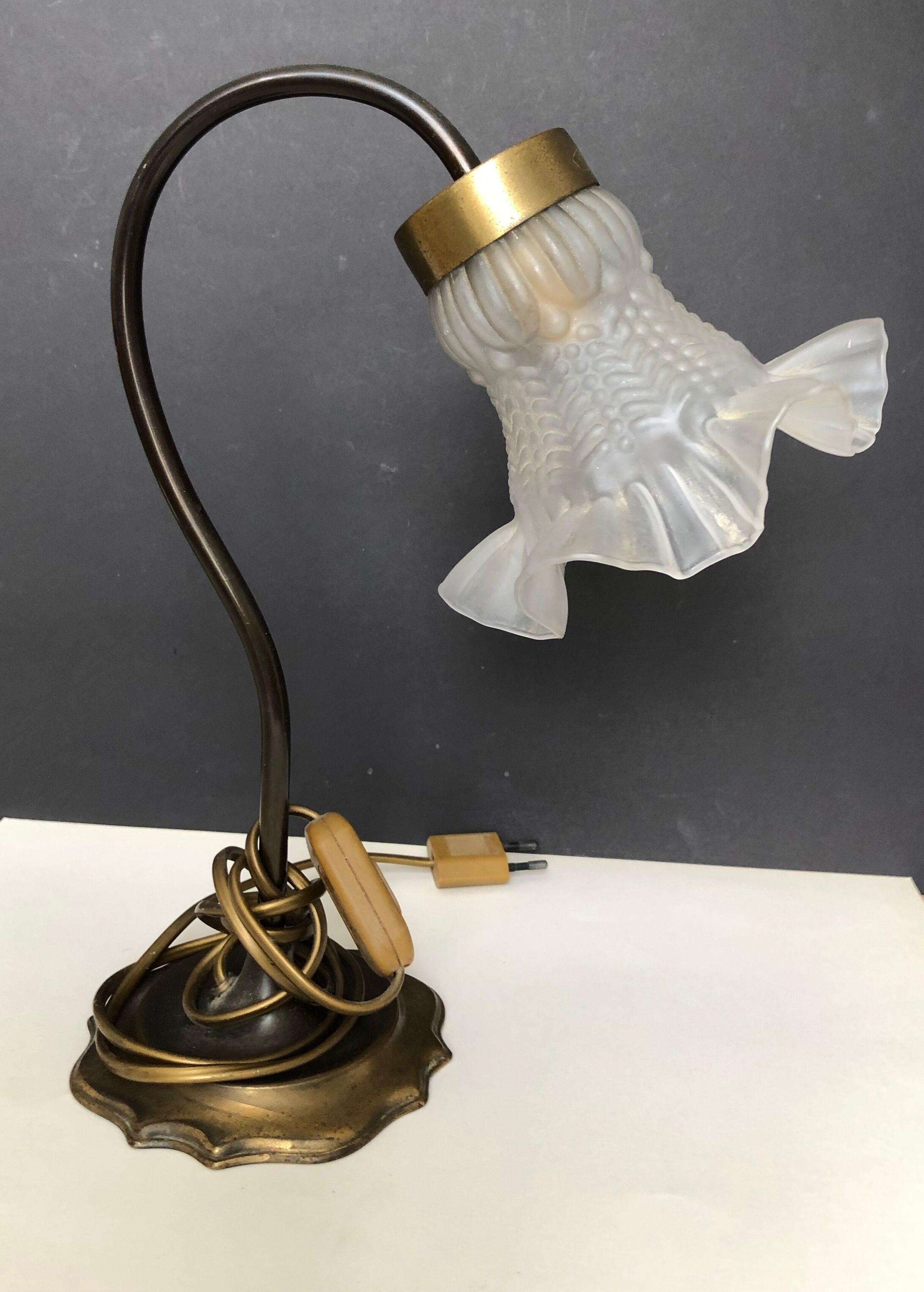 Pair of vintage bedside lamps