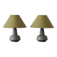 Scandinavian Ceramic Table Lamps, Set of 2