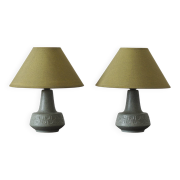 Lampes de table en céramique scandinaves, ensemble de 2