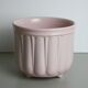 Cache-pot en céramique émaillée rose