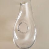Clear Glass Donut Carafe Pitcher