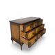 Commode italienne en placage et bois massif de noyer, années 1940-1950