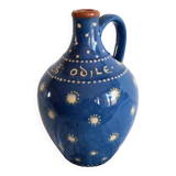 Varnished terracotta pitcher, Alsatian. Clo Saint Odile OBERNAY.