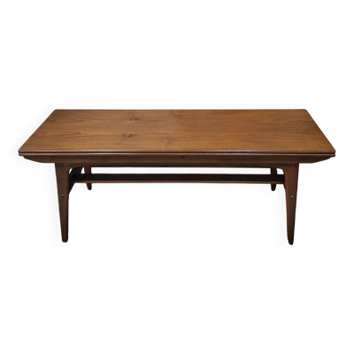 Table à manger / table basse métamorphique en teck par Kai Kristiansen, Danemark, années 1960.