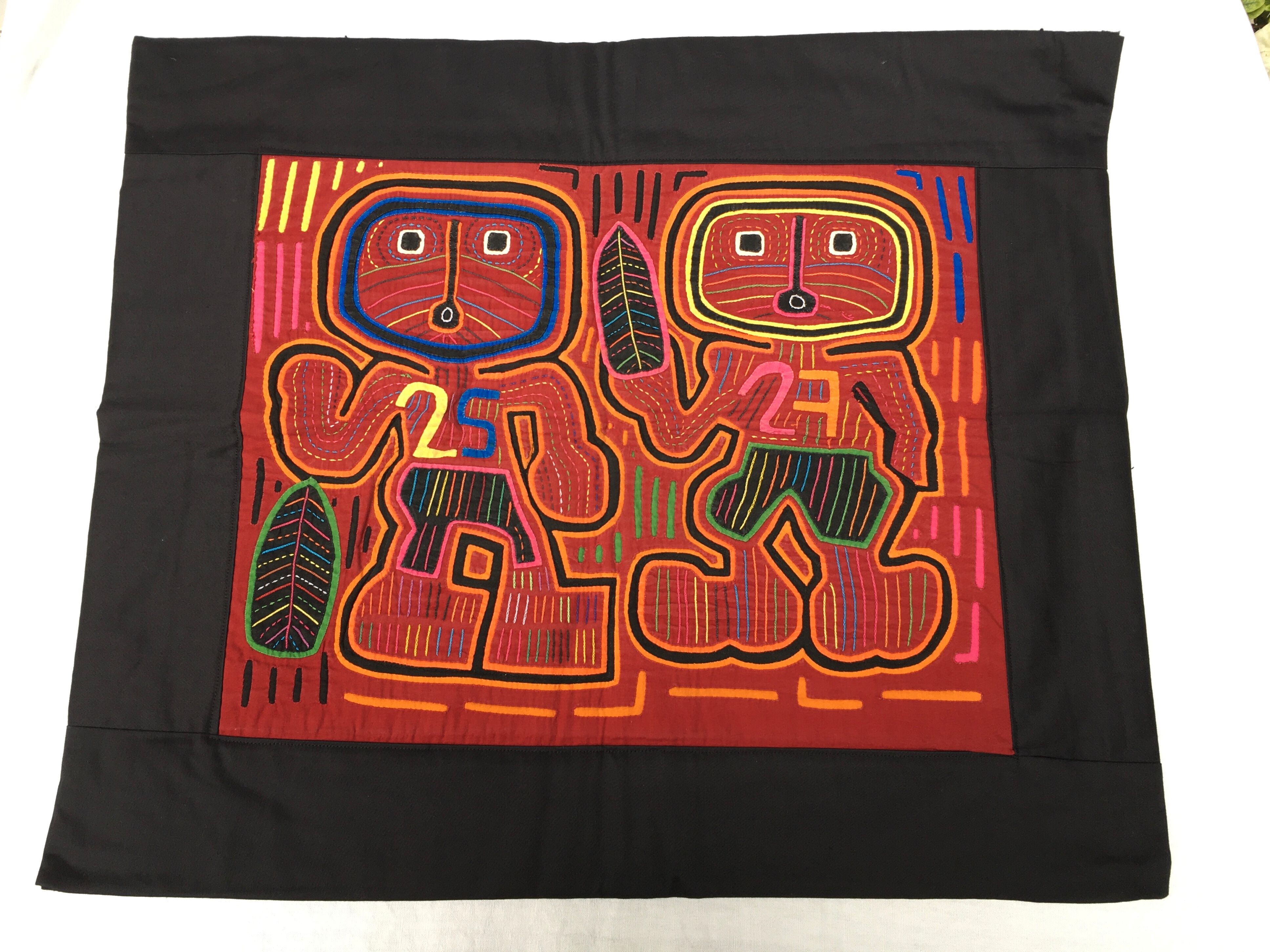 Textile painting mola from Panama